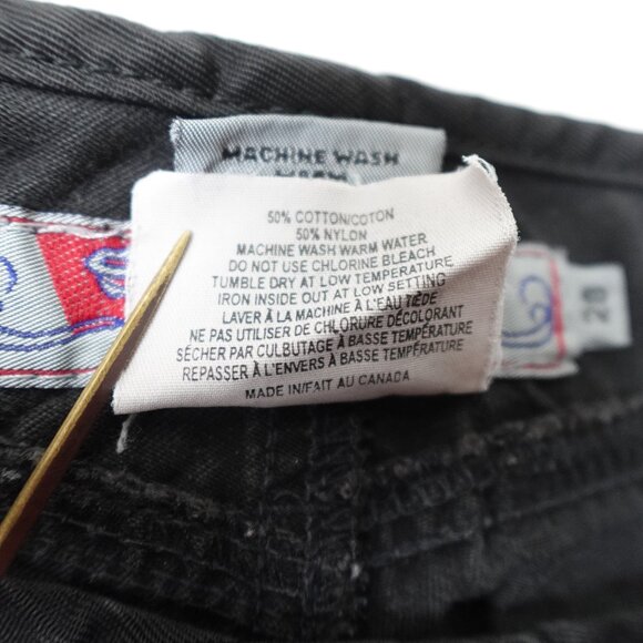 Vintage Silver Jeans Flare Bootcut Cargo Pants Women's 28 Made in Canada 90s - Picture 5 of 14